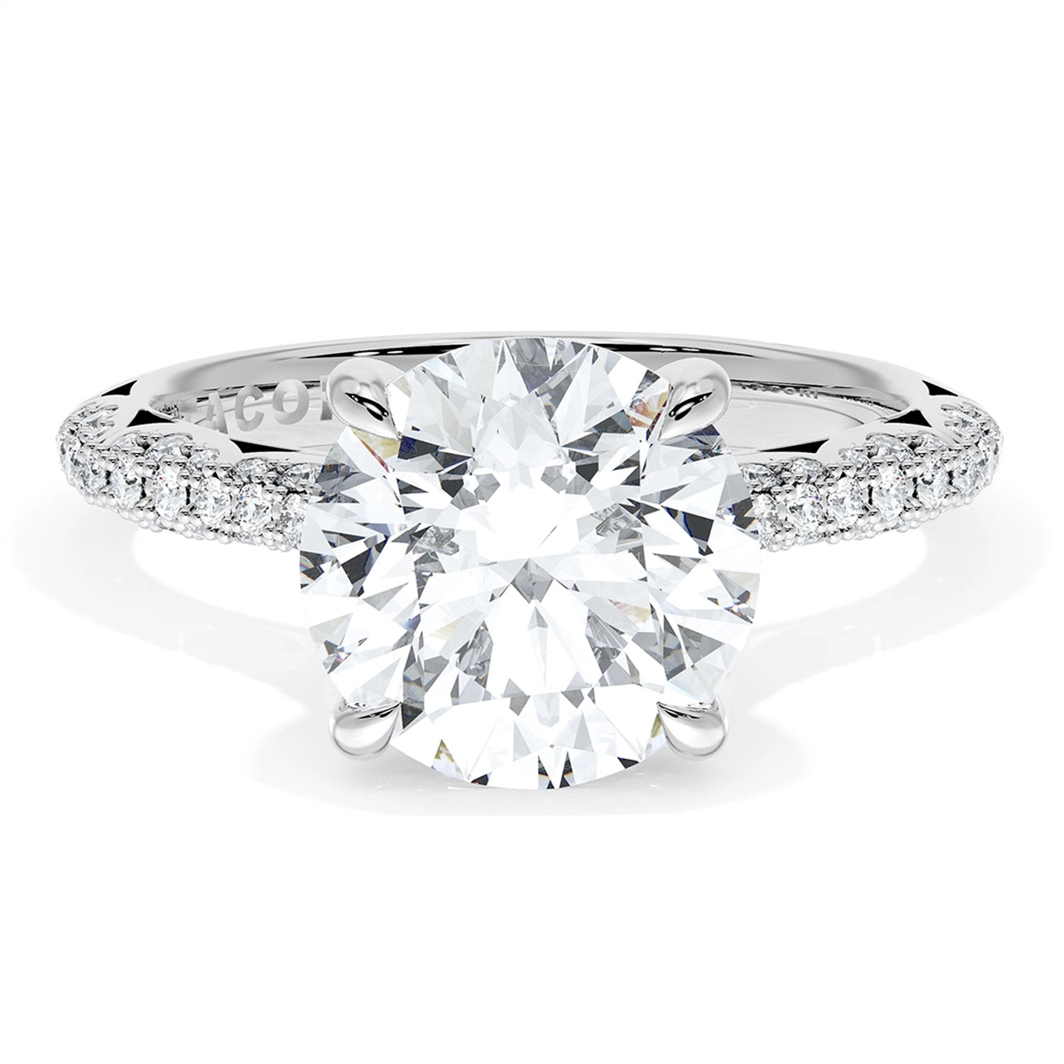 Tacori Engagement Rings in Platinum/Palladium containing Diamond 403 2.5 RD 12.75 LD