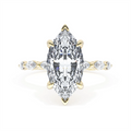 Tacori Engagement Rings in Yellow Gold containing Diamond 422 2.5 MQ 14X7 Y