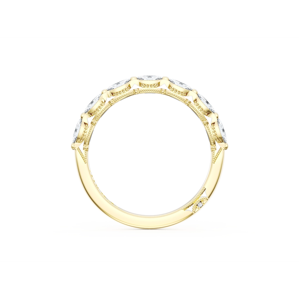 Tacori Wedding Rings in Yellow Gold containing Diamond 454515
