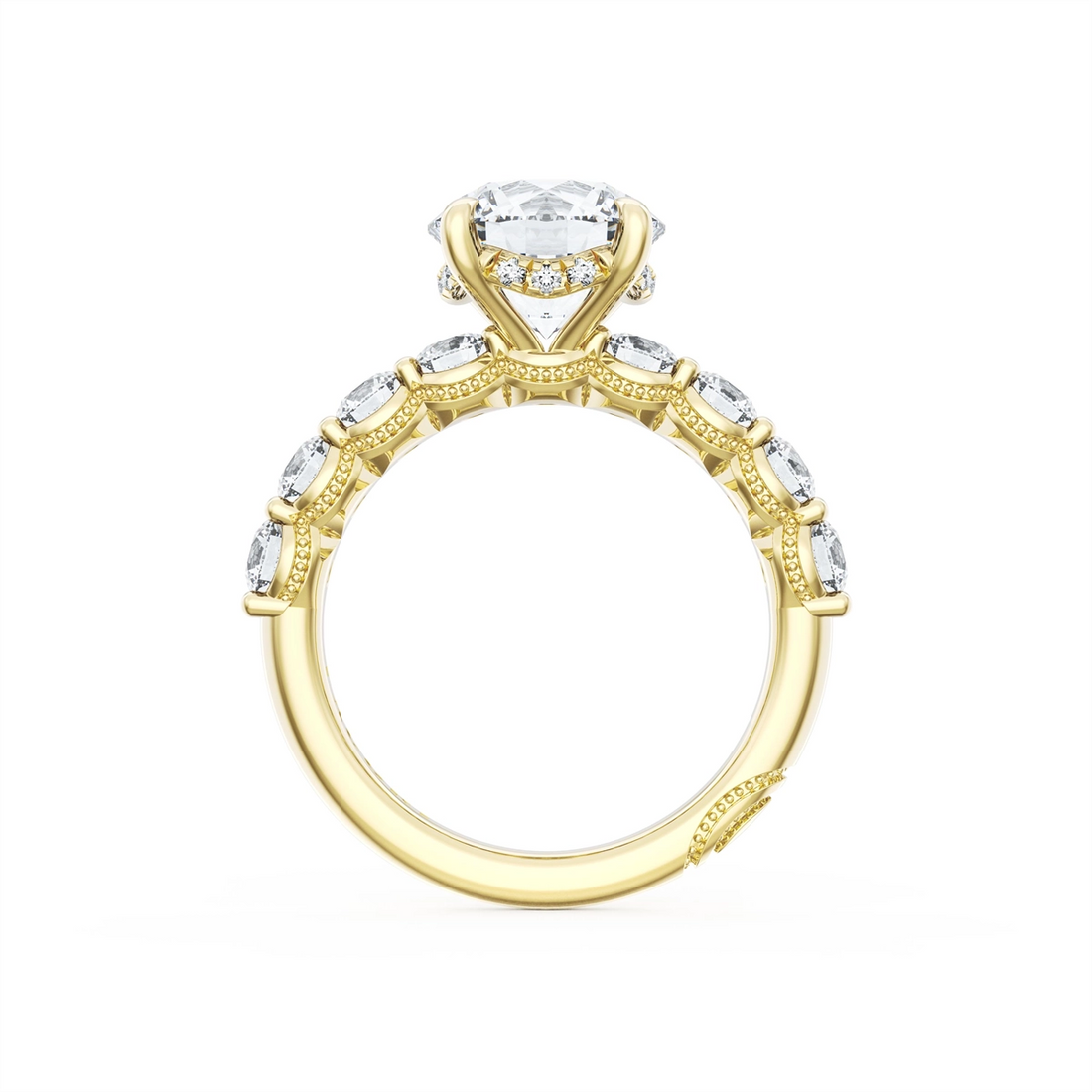 Tacori Engagement Rings in Yellow Gold containing Diamond 415 RD 9.5 Y