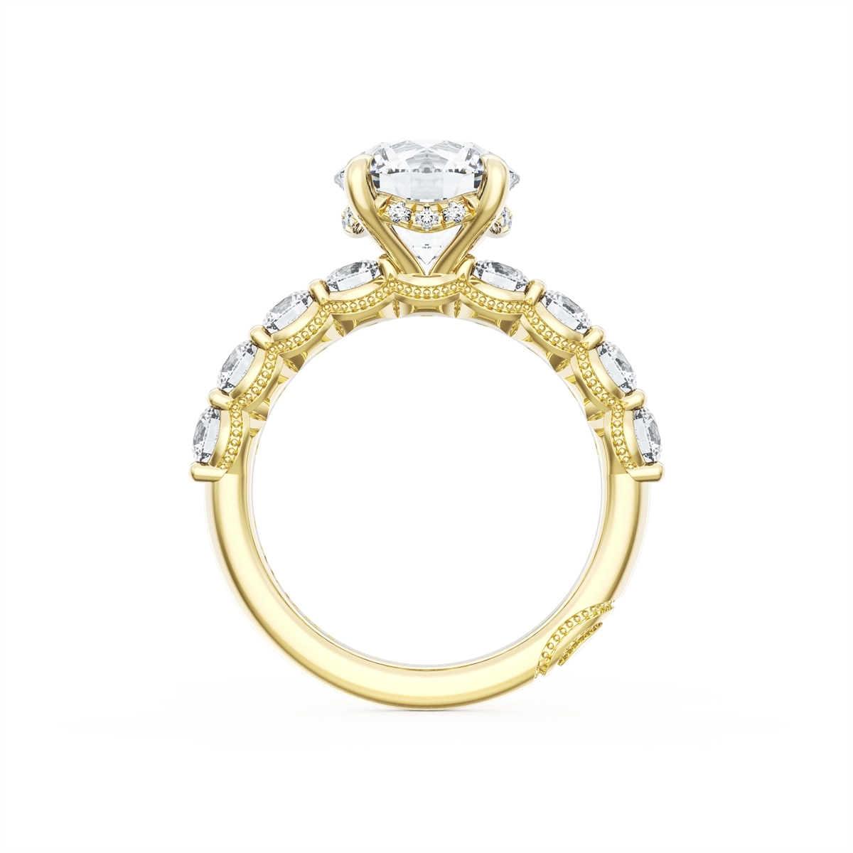 Tacori Engagement Rings in Yellow Gold containing Diamond 415 RD 9.5 Y