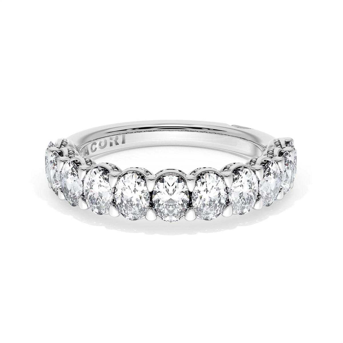Tacori Wedding Rings in Platinum/Palladium containing Diamond 454521