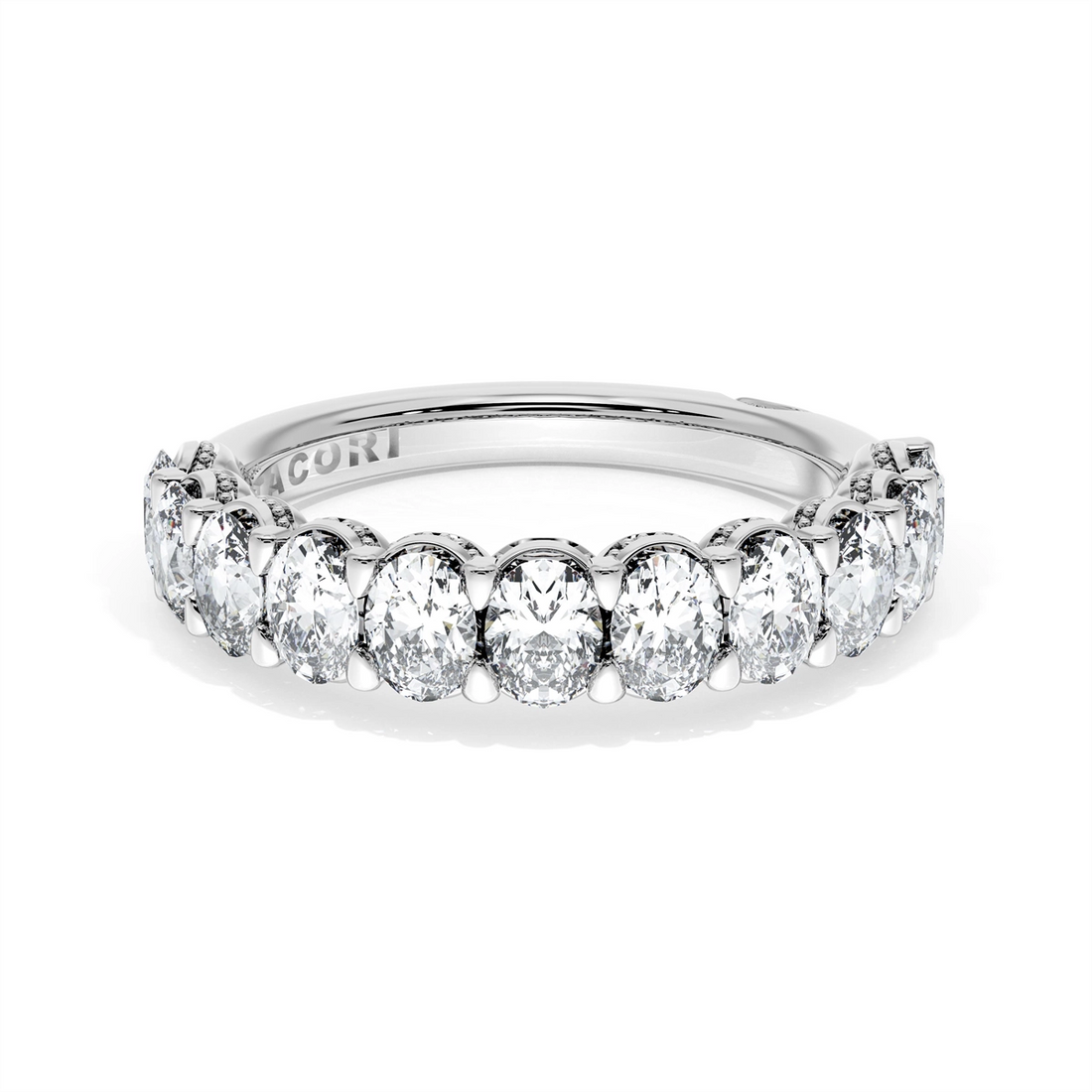 Tacori Wedding Rings in Platinum/Palladium containing Diamond 454521