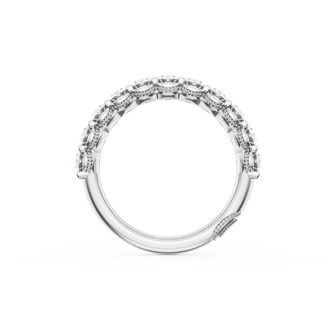 Tacori Wedding Rings in Platinum/Palladium containing Diamond 454521