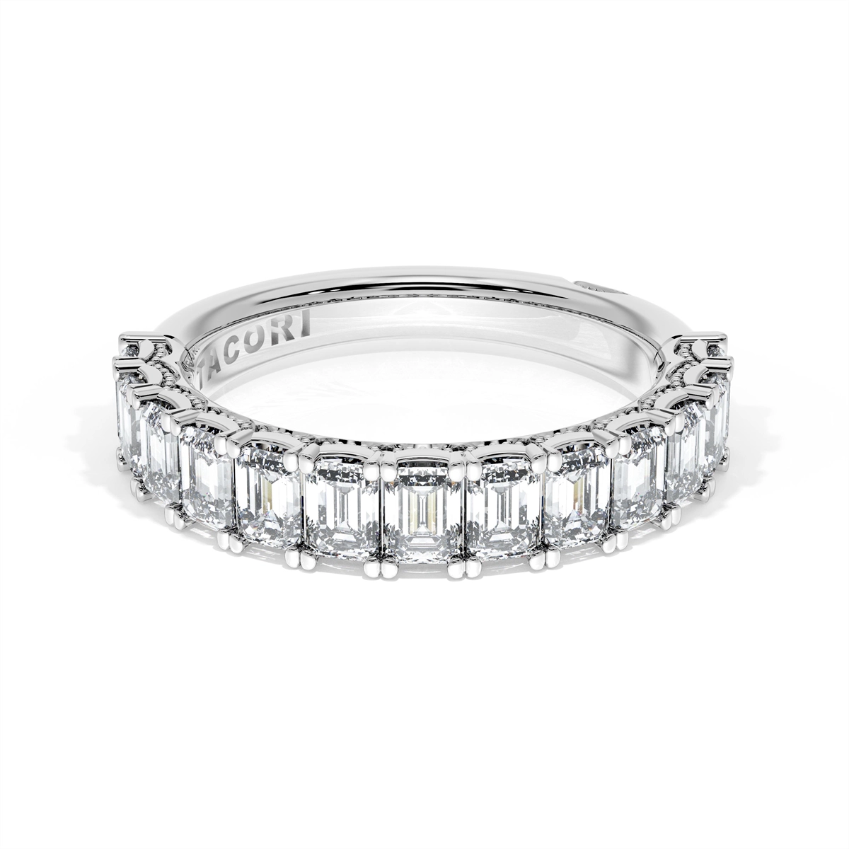 Tacori Wedding Rings in Platinum/Palladium containing Diamond 454522