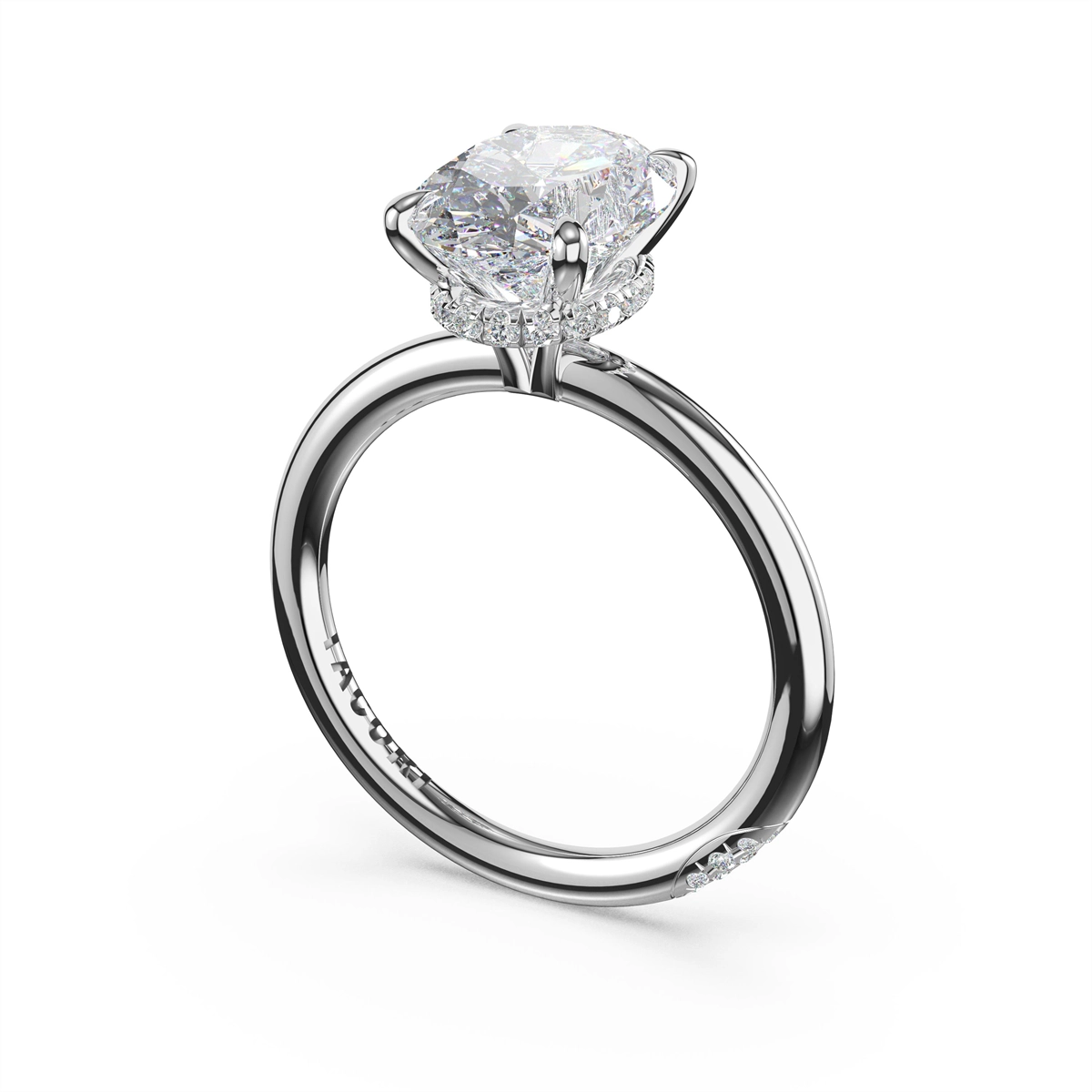 Tacori Engagement Rings in White Gold containing Diamond 423 1.8 OV 11.5X8.5W