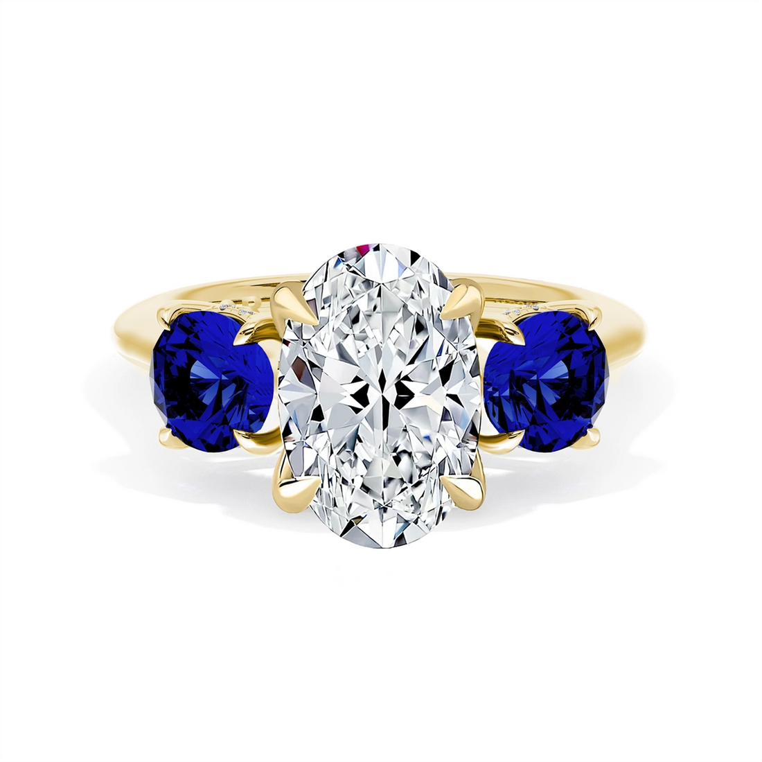 Tacori Engagement Rings in Yellow Gold containing Multi-gemstone, Diamond, Sapphire 411 2.7 OV 11.5X8.5 BSY
