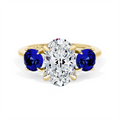 Tacori Engagement Rings in Yellow Gold containing Multi-gemstone, Diamond, Sapphire 411 2.7 OV 11.5X8.5 BSY