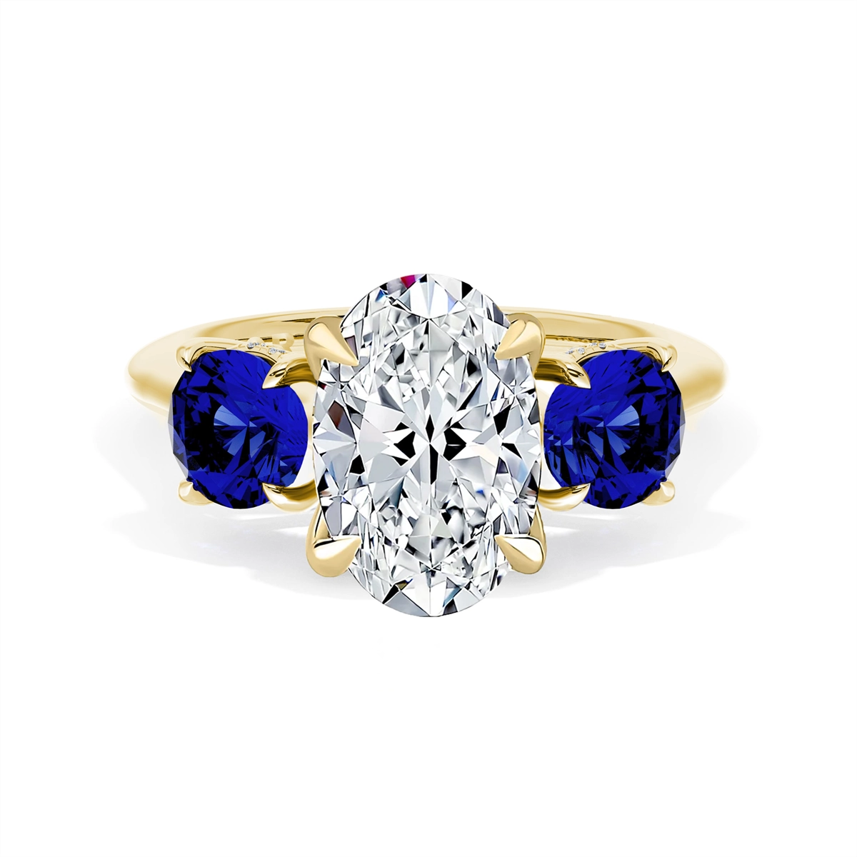 Tacori Engagement Rings in Yellow Gold containing Multi-gemstone, Diamond, Sapphire 411 2.7 OV 11.5X8.5 BSY