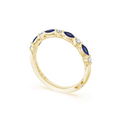 Tacori Wedding Rings in Yellow Gold containing Multi-gemstone, Diamond, Sapphire 454526