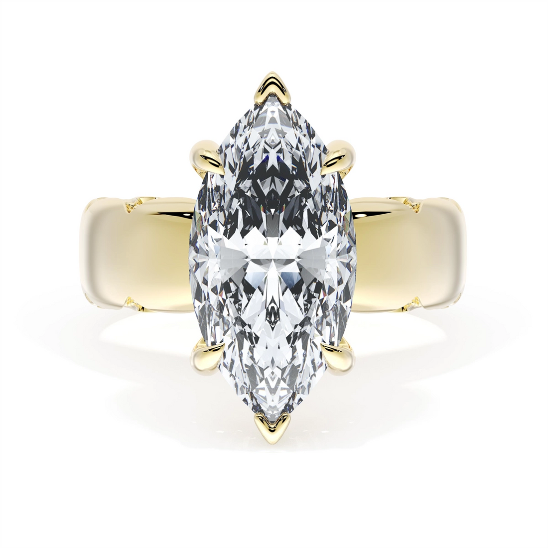 Tacori Engagement Rings in Yellow Gold containing Diamond 414 4 MQ 15X7.5 Y
