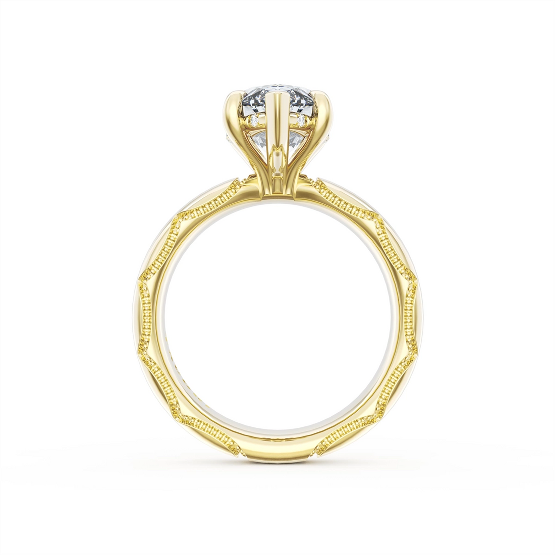 Tacori Engagement Rings in Yellow Gold containing Diamond 414 4 MQ 15X7.5 Y