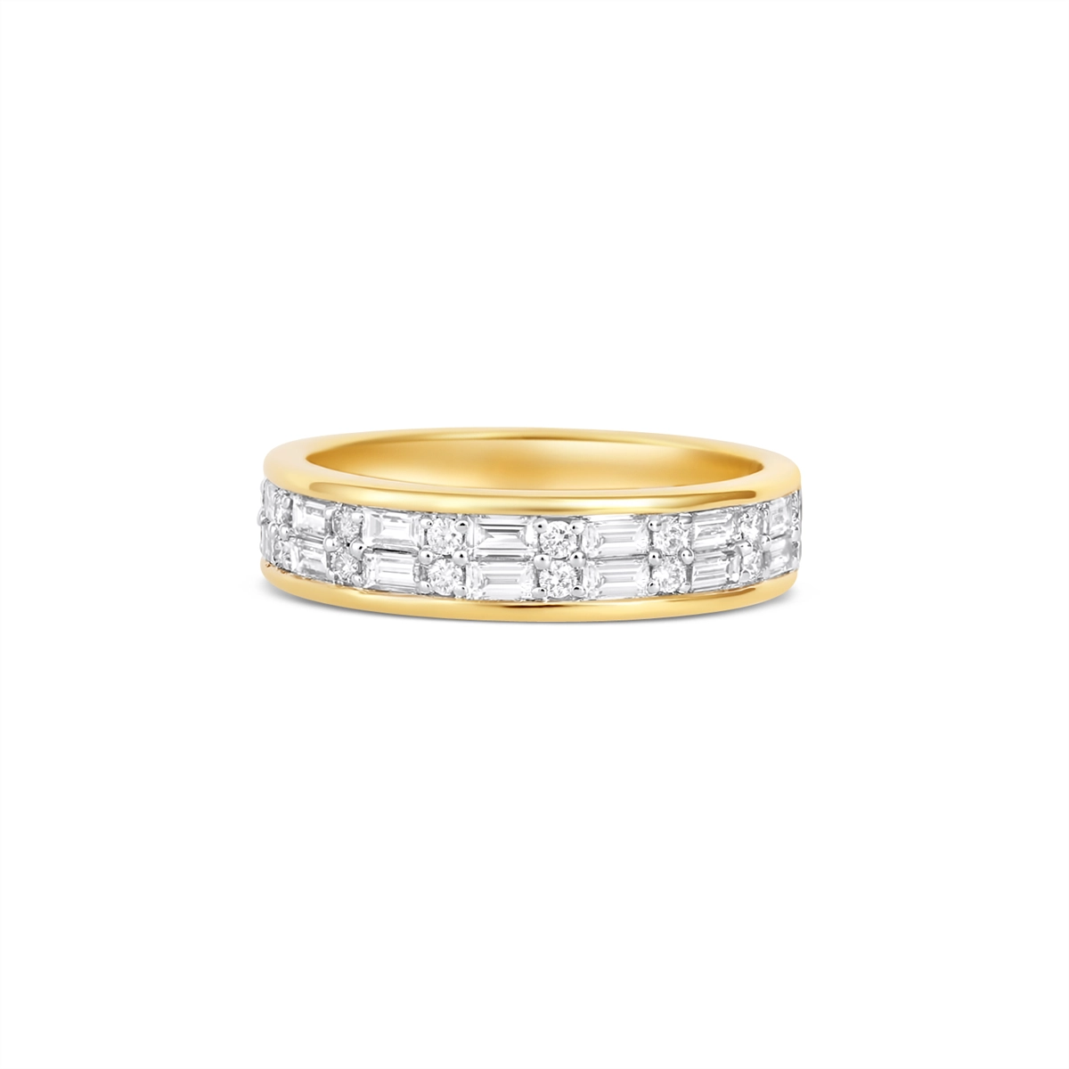 Wedding Bands Wedding Rings in Yellow Gold containing Diamond 454571