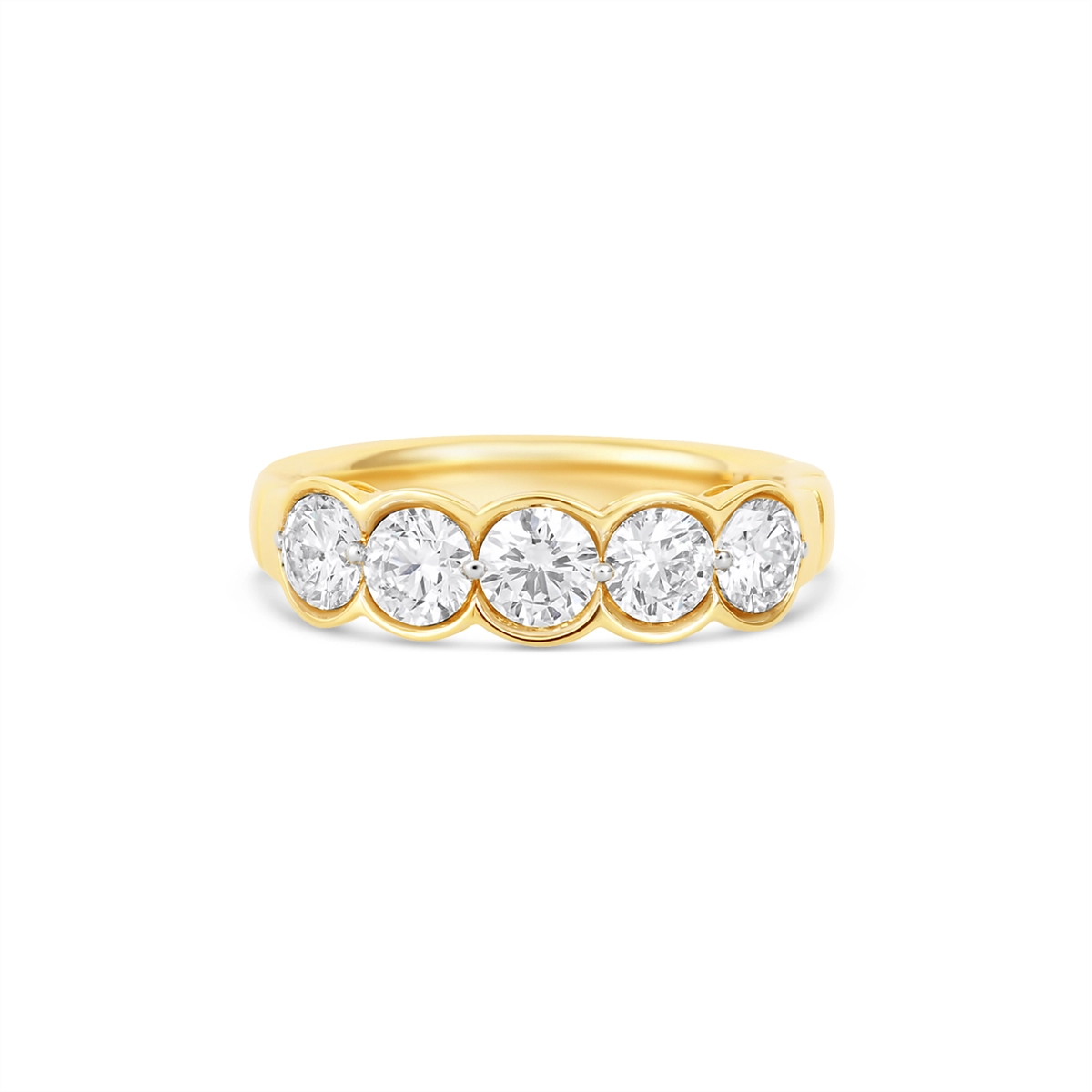 Wedding Bands Rings in Yellow Gold containing Diamond 454575