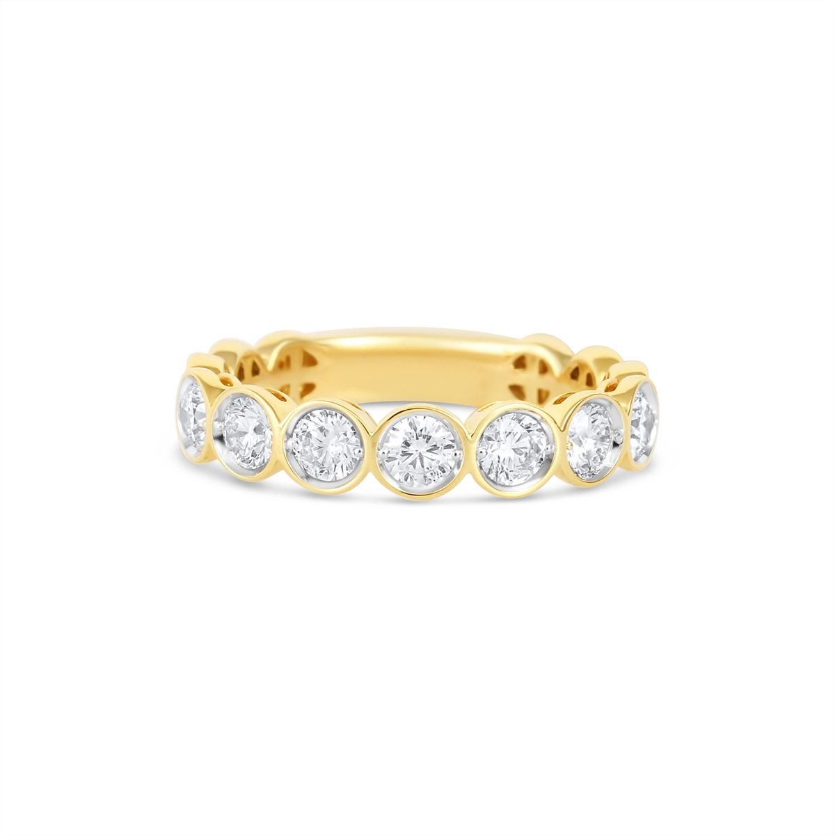 Wedding Bands Rings in Yellow Gold containing Diamond 454576