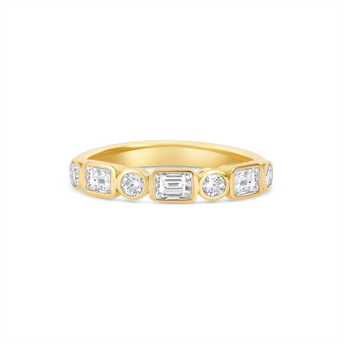 Wedding Bands Rings in Yellow Gold containing Diamond 454579