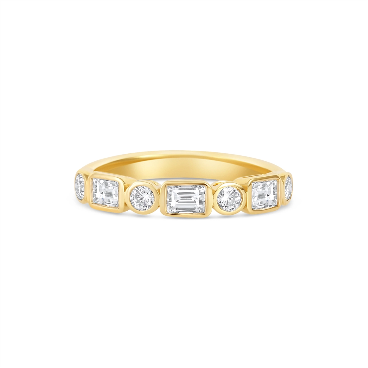 Wedding Bands Rings in Yellow Gold containing Diamond 454579