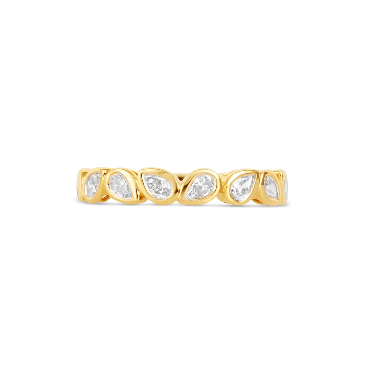 Wedding Bands Rings in Yellow Gold containing Diamond 454581
