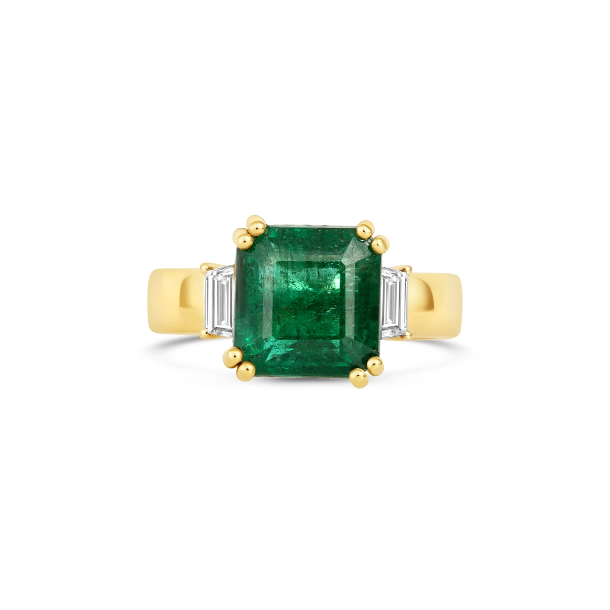 Rings Rings in Yellow Gold containing Multi-gemstone, Diamond, Emerald 454596