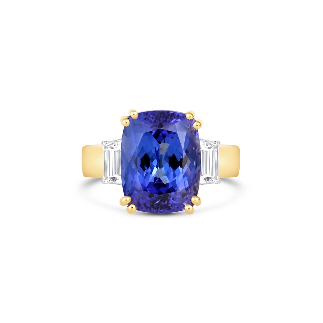 Rings Rings in Yellow Gold containing Tanzanite, Multi-gemstone, Diamond 454605