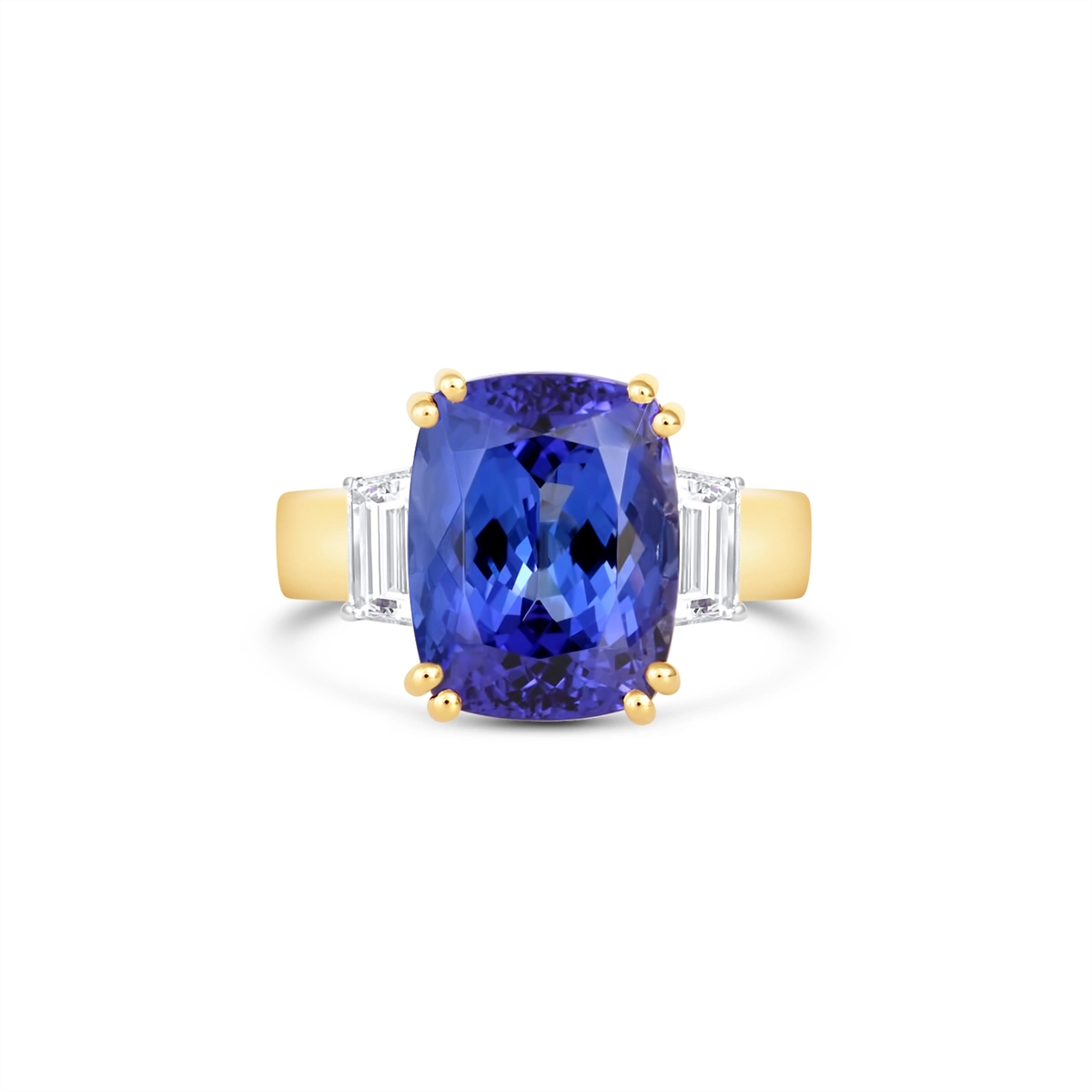 Rings Rings in Yellow Gold containing Tanzanite, Multi-gemstone, Diamond 454605