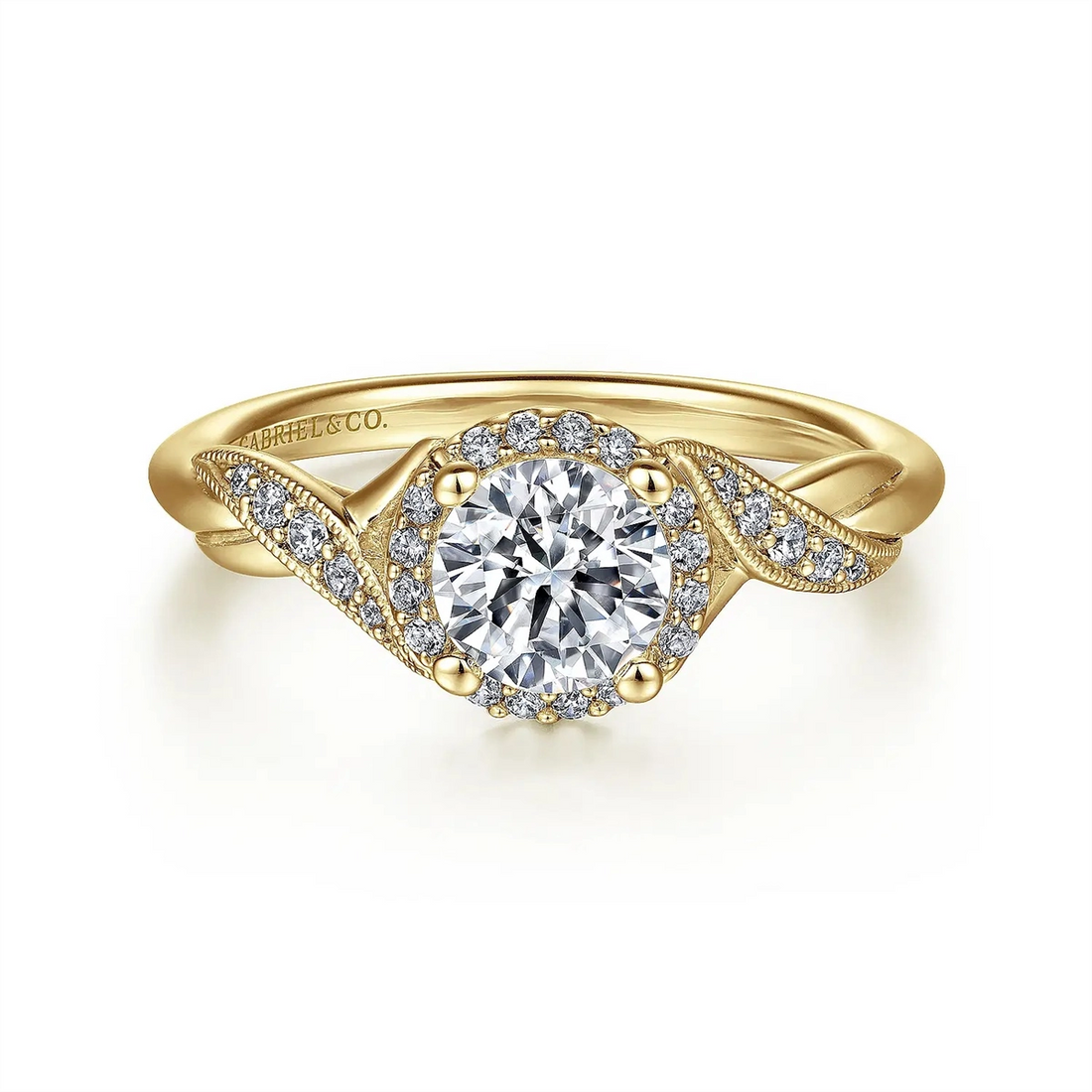 Gabriel & Co Rings in Yellow Gold containing Diamond ER11828R8Y44JJ