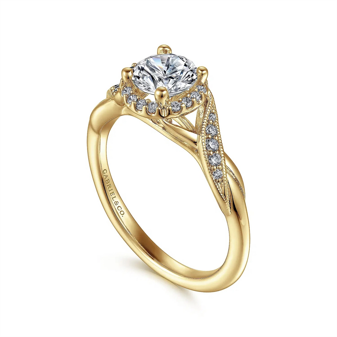 Gabriel & Co Rings in Yellow Gold containing Diamond ER11828R8Y44JJ