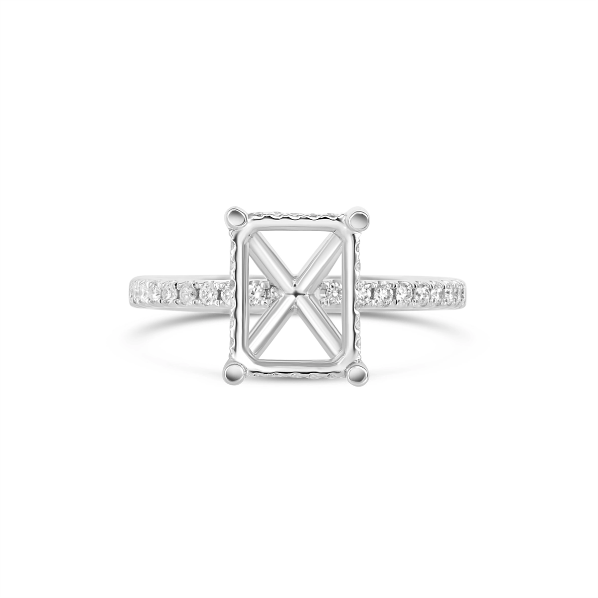 Engagement Collections Engagement Rings in Platinum/Palladium containing Diamond 454692
