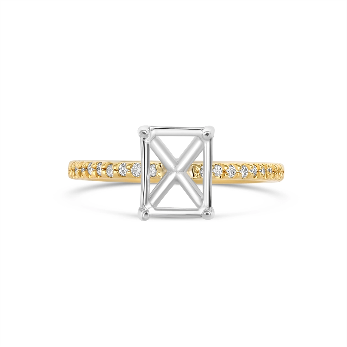 Engagement Collections Engagement Rings in Mixed Metals containing Diamond 454702