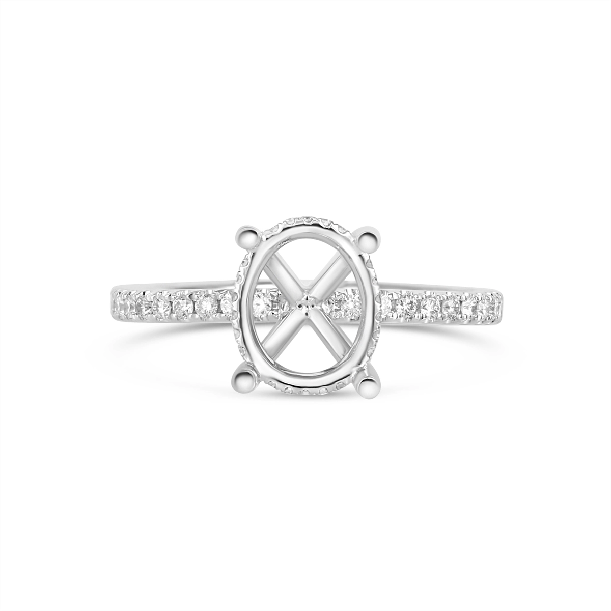 Engagement Collections Engagement Rings in Platinum/Palladium containing Diamond 454706