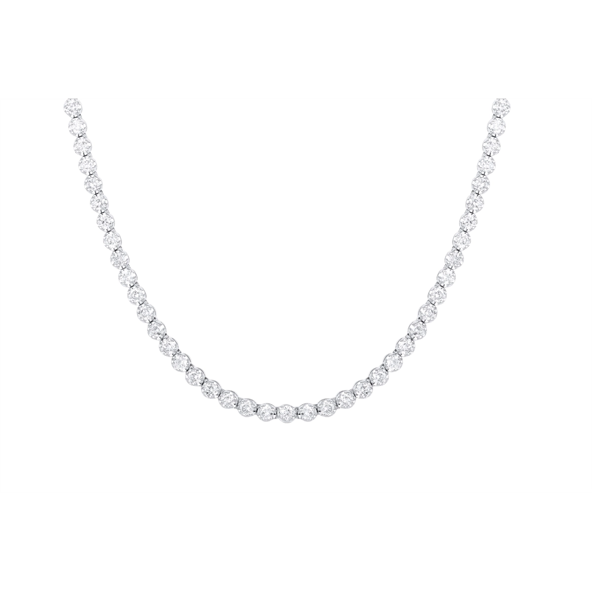 Necklaces Necklaces in White Gold containing Diamond 454733