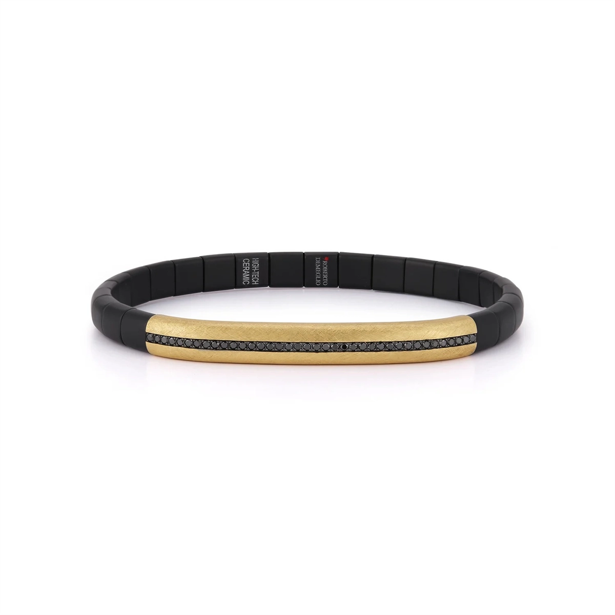 Roberto Demeglio Bracelets in Yellow Gold containing Black diamond PU4MLUNSDNOGS-L