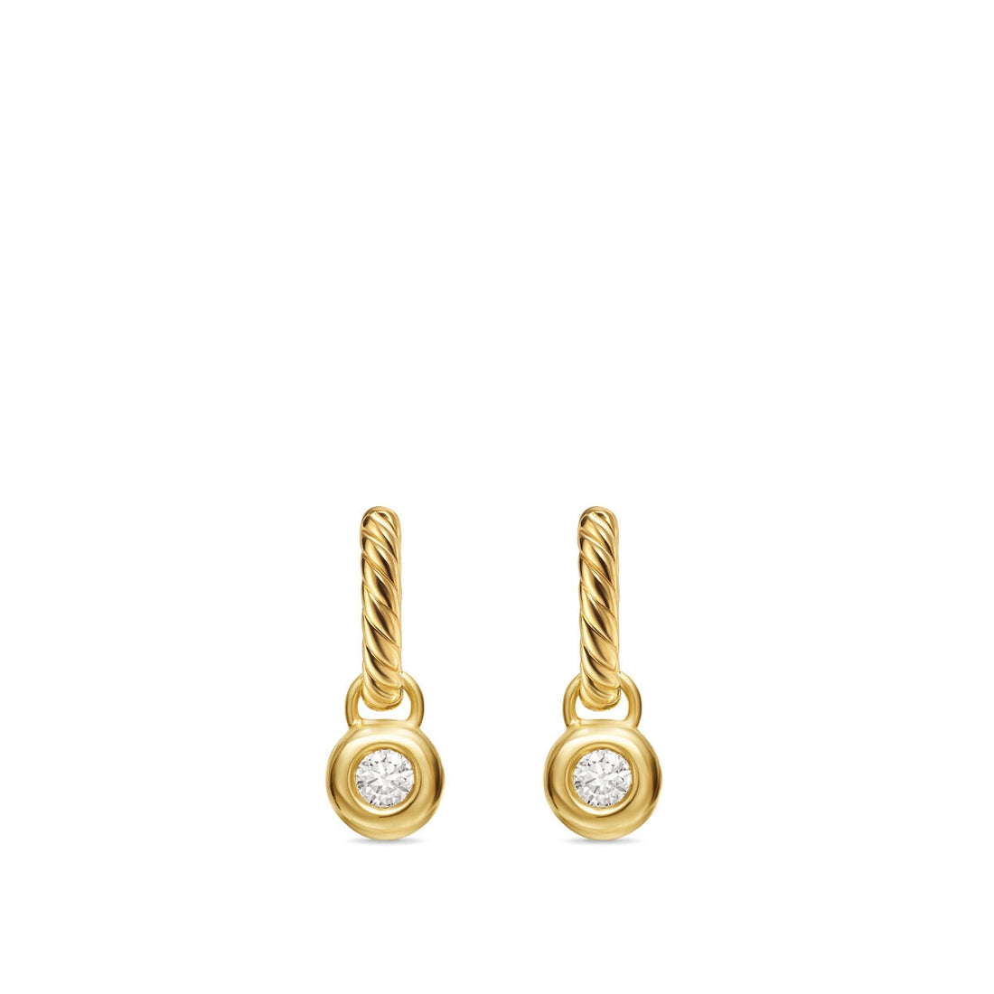 David Yurman Earrings in Yellow Gold containing Diamond E18444D88ADI