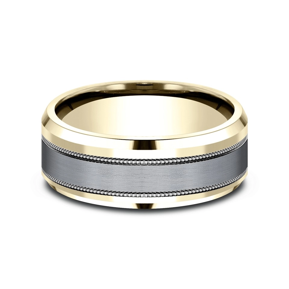 Mens Bands Wedding Rings in Yellow Gold 454846