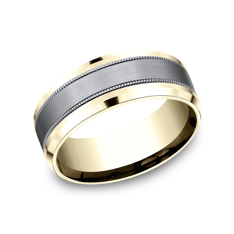 Mens Bands Wedding Rings in Yellow Gold 454846