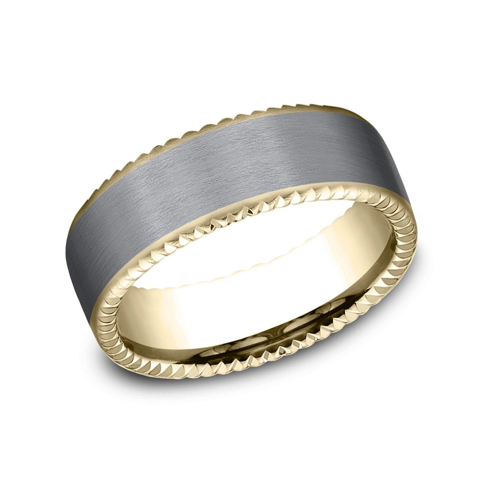 Mens Bands Wedding Rings in Yellow Gold 454849