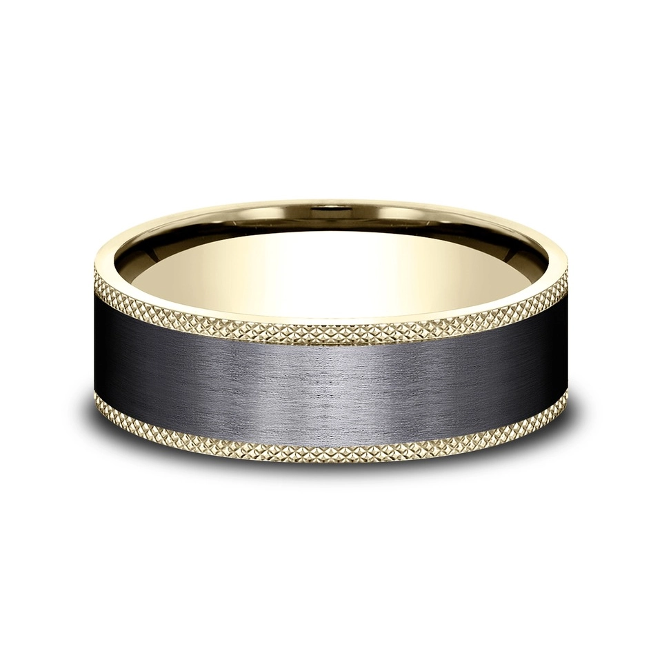 Mens Bands Wedding Rings in Yellow Gold 454850