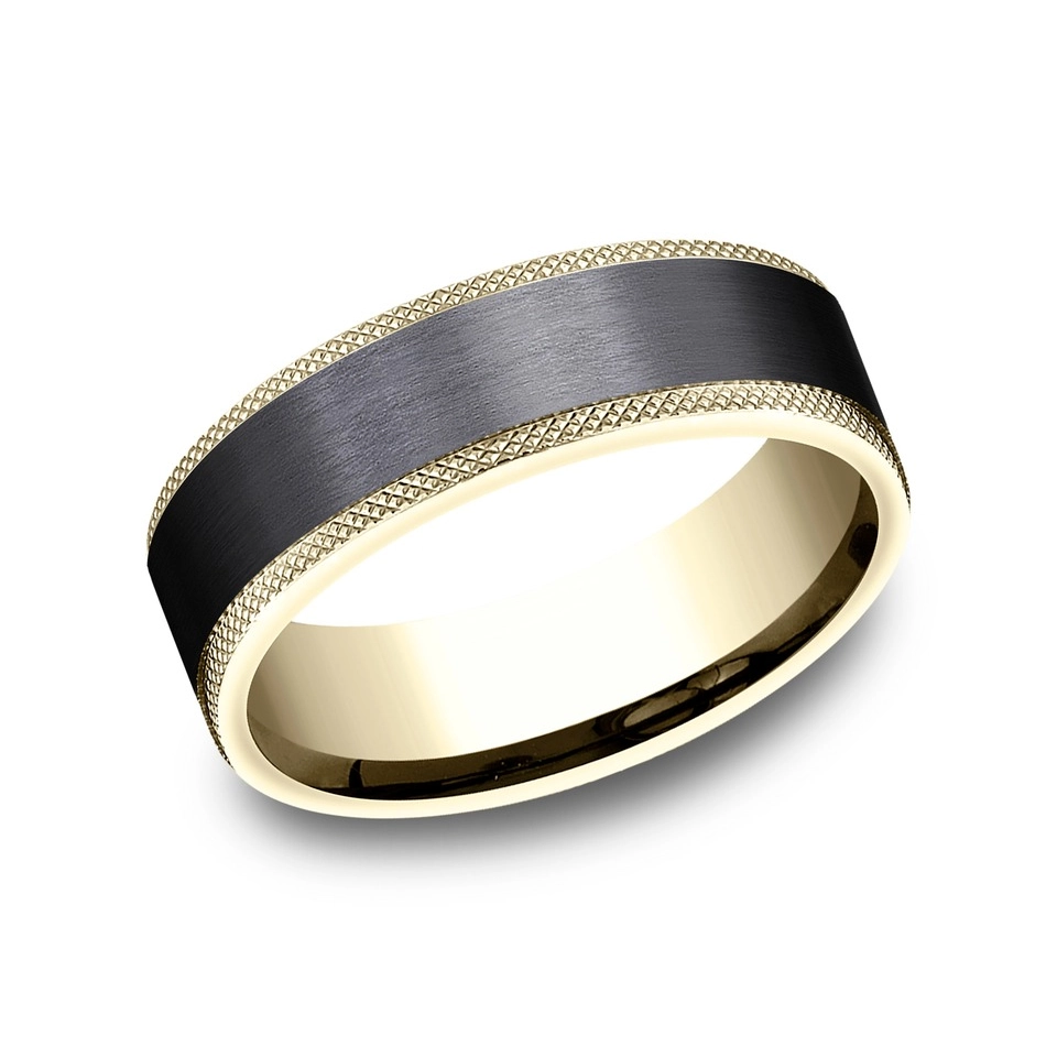 Mens Bands Wedding Rings in Yellow Gold 454850
