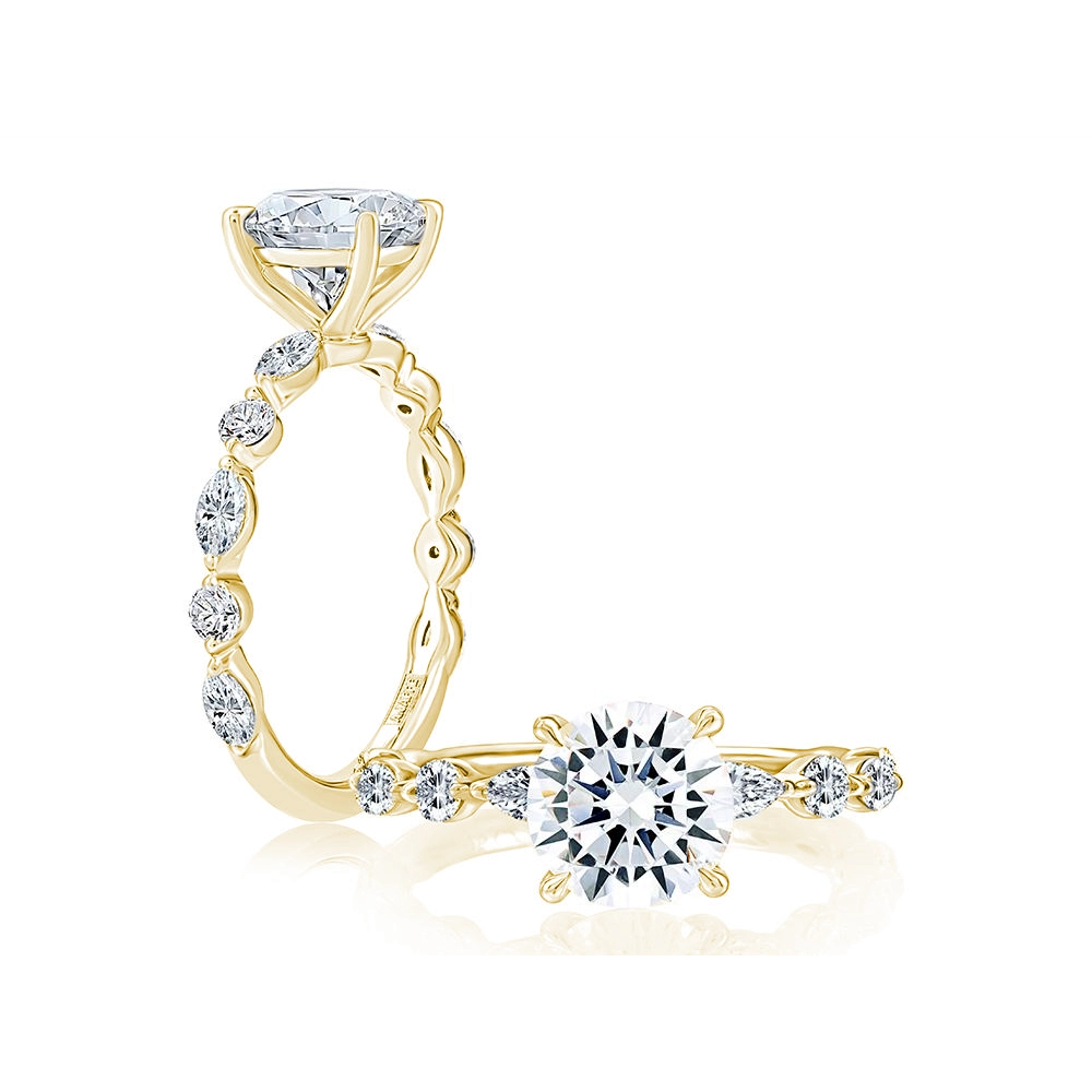 A. Jaffe Engagement Rings in Yellow Gold containing Diamond 454906