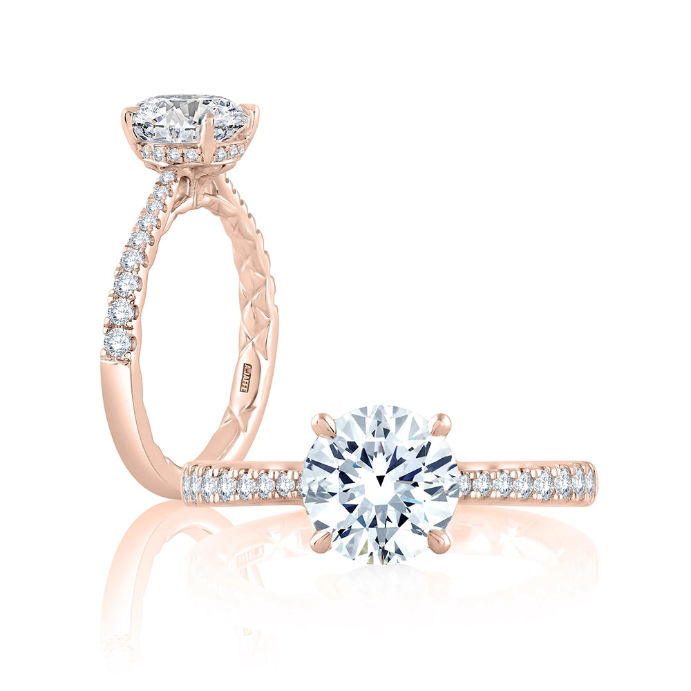 A. Jaffe Engagement Rings in Rose Gold containing Diamond 454907