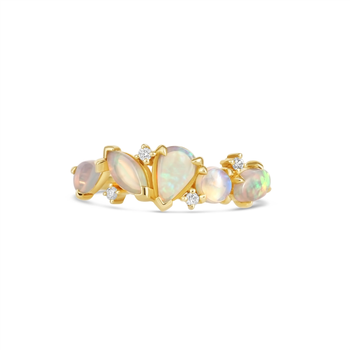 Rings Rings in Yellow Gold containing Opal, Multi-gemstone, Diamond 454959