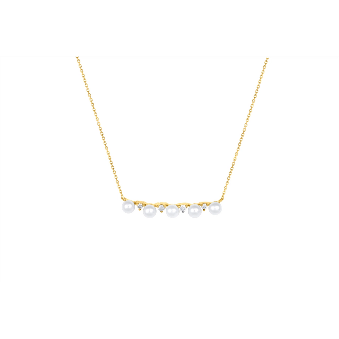 Necklaces Necklaces in Yellow Gold containing Multi-gemstone, Diamond, Pearl 454964
