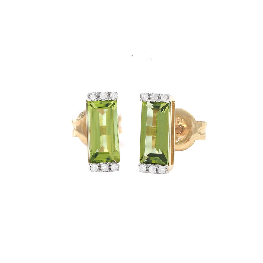 Earrings Earrings in Yellow Gold containing Peridot, Multi-gemstone, Diamond 454984