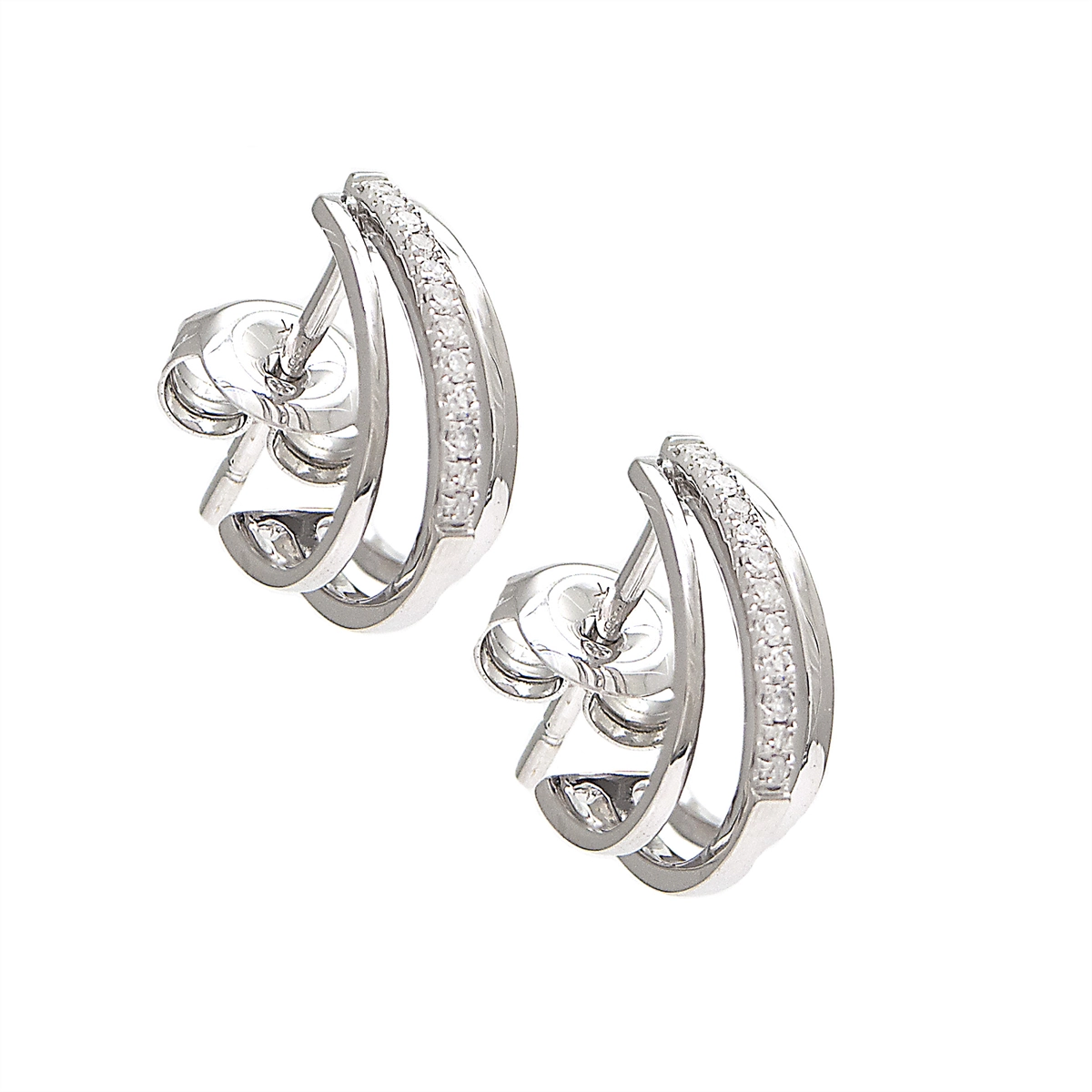 Earrings Earrings in White Gold containing Diamond 455004