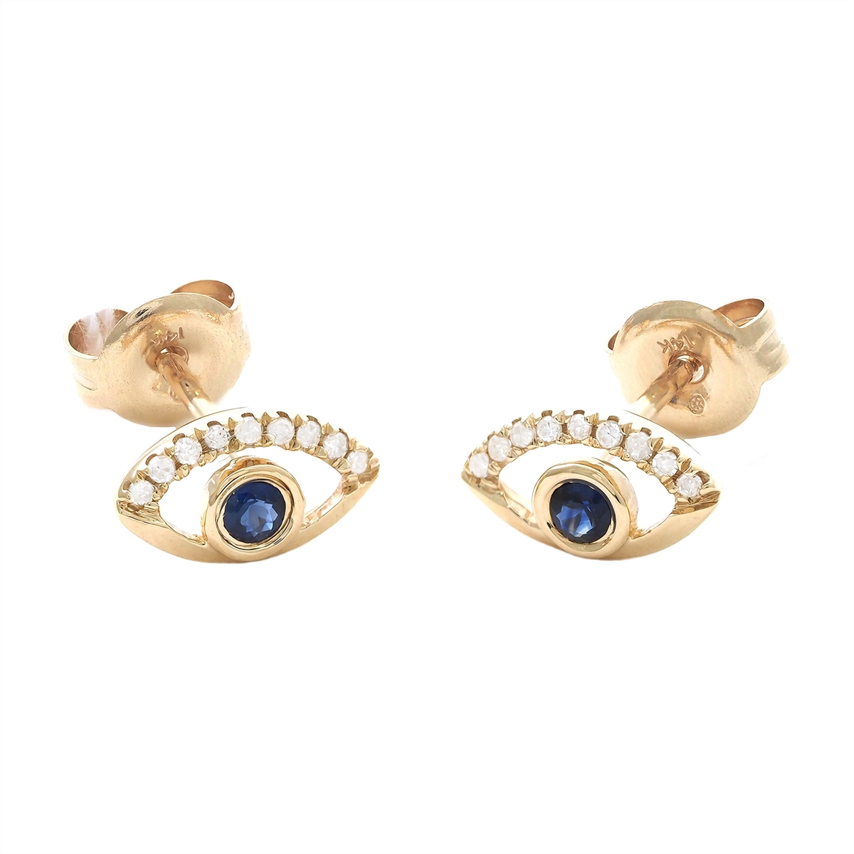 Earrings Earrings in Yellow Gold containing Multi-gemstone, Diamond, Sapphire 455005