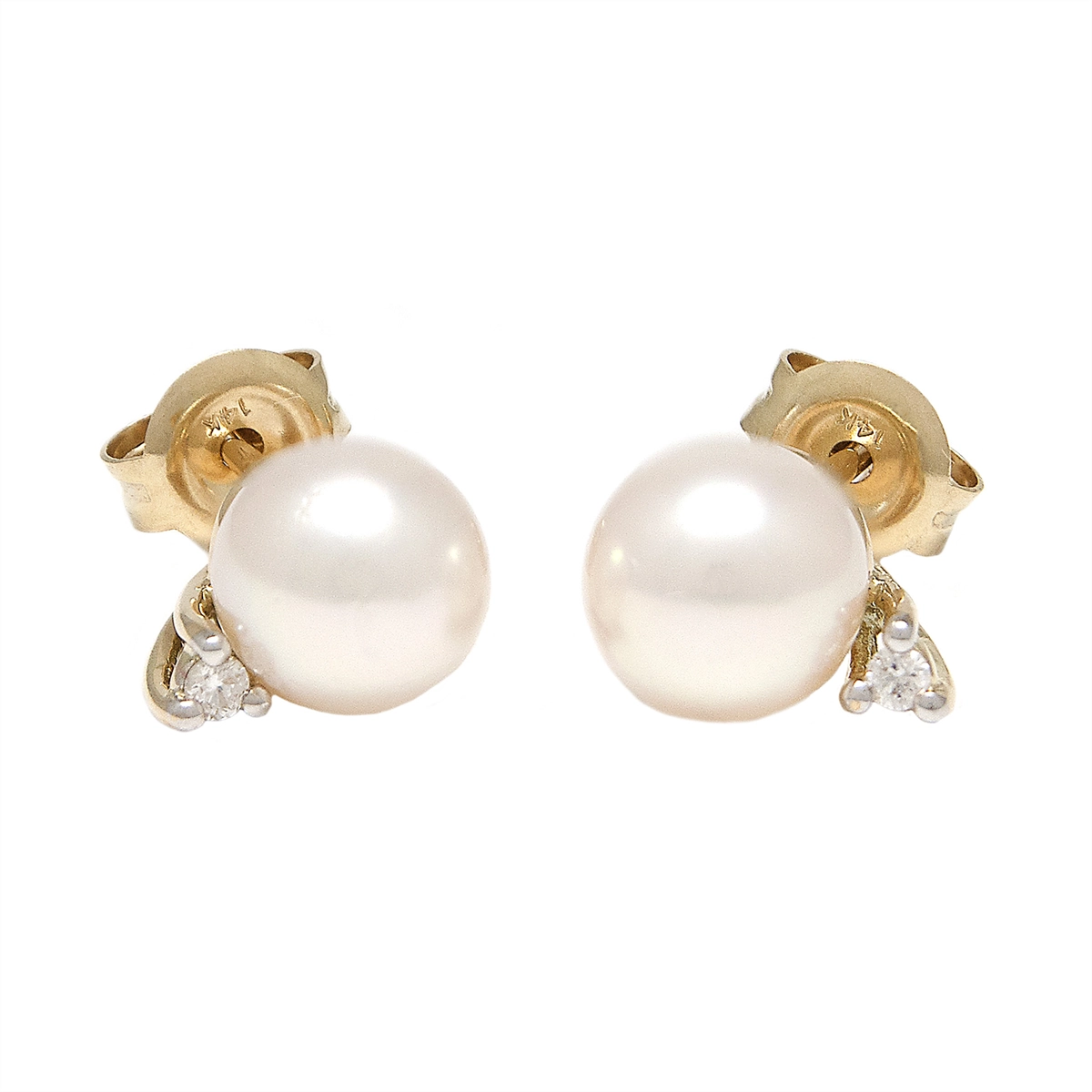 Earrings Earrings in Yellow Gold containing Multi-gemstone, Diamond, Pearl 455007