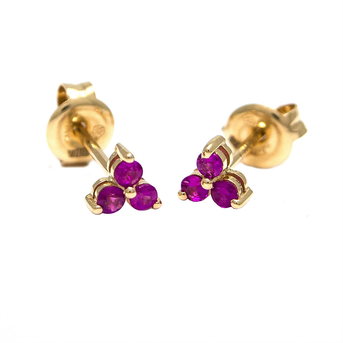 Earrings Earrings in Yellow Gold containing Ruby 455009