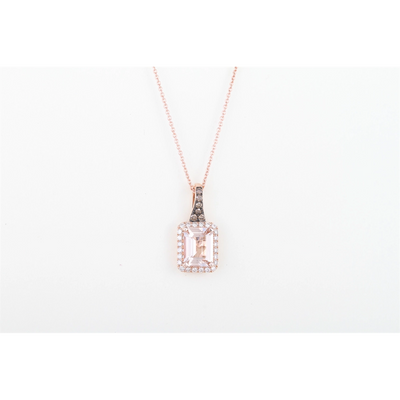 Le Vian Necklaces in Rose Gold containing Multi-gemstone, Diamond, Morganite BVVZ6