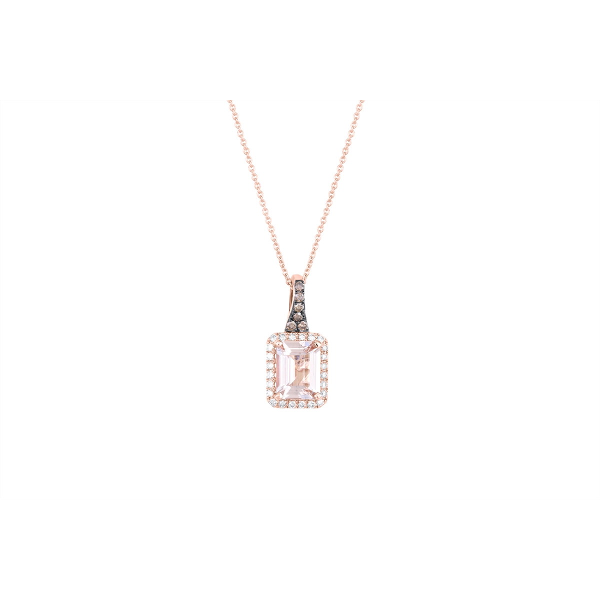 Le Vian Necklaces in Rose Gold containing Multi-gemstone, Diamond, Morganite BVVZ6