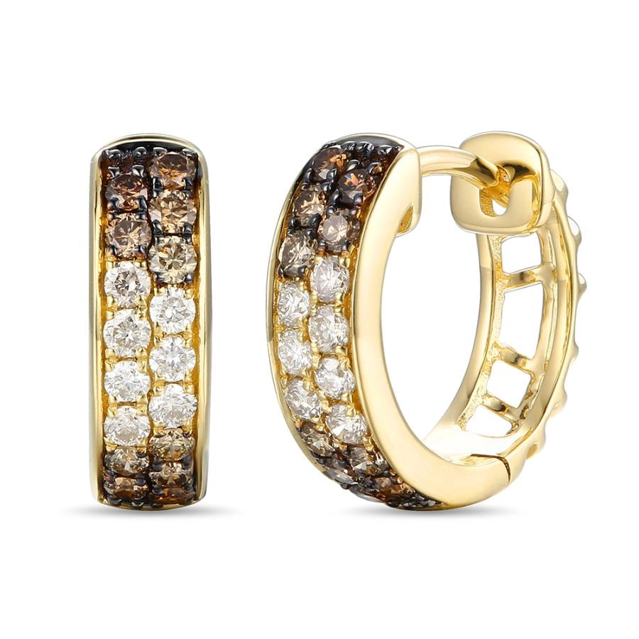 Le Vian Earrings in Yellow Gold containing Diamond TRWV3E